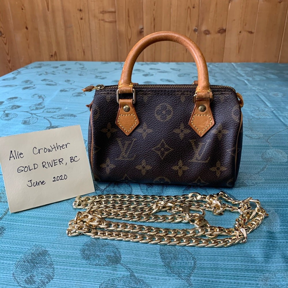 —SOLD LOCALLY—Louis Vuitton speedy mini